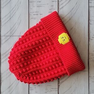 Target Lego red beanie knitted hat